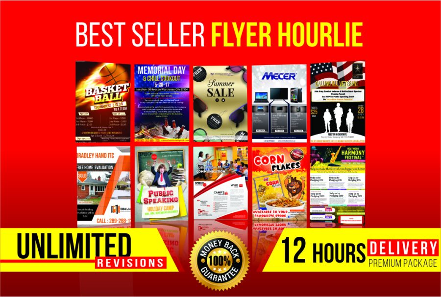 Design Professional Flyer , Poster , Leaflet or Brochure Design