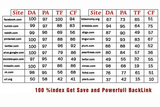   Create 20+ High PA/DA TF/CF Homepage Backlinks To Skyrocket you SERP 