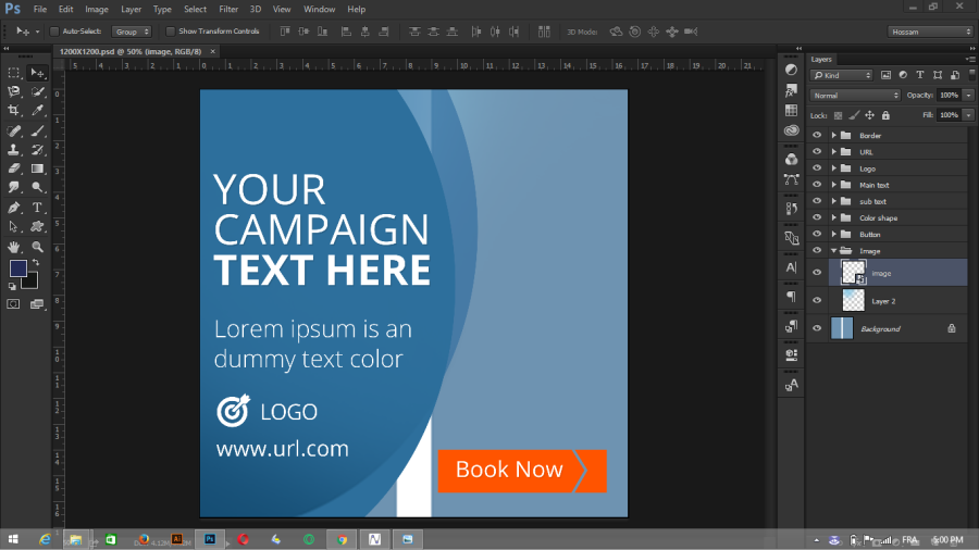40 Ad Banners Professionally designed With two Sizes PSD 