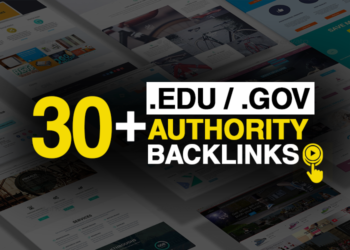 do 30+ Edu / Gov High Quality Authority Backlinks 