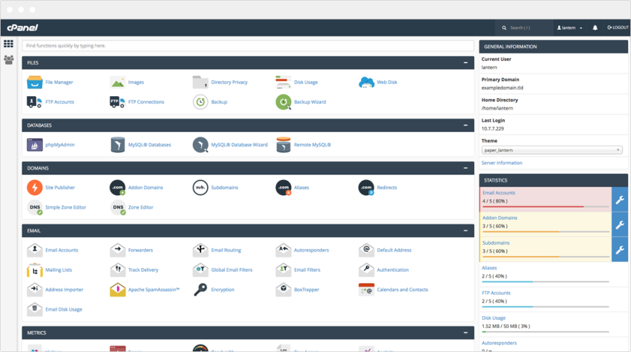 Unlimited Shared Hosting With Cpanel