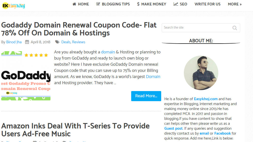 I'll publish your article on Easykhoj.com as a sponsored post with 2 do follow backlinks
