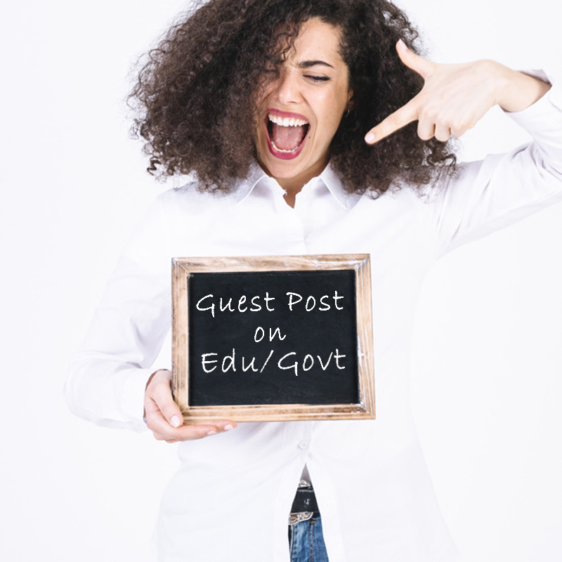 5 High DA, PA Edu, Govt Guest Post with 5 Dofollow Link back to your website