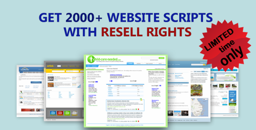2000+  Ready Php Websites scripts with Resell rights