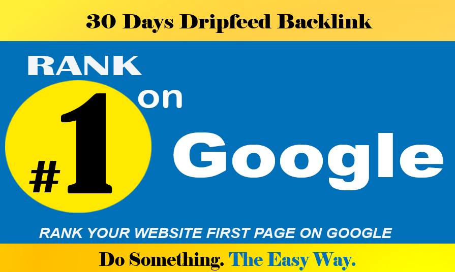 Google FIRST Page Ranking, Monthly SEO Link-building Service