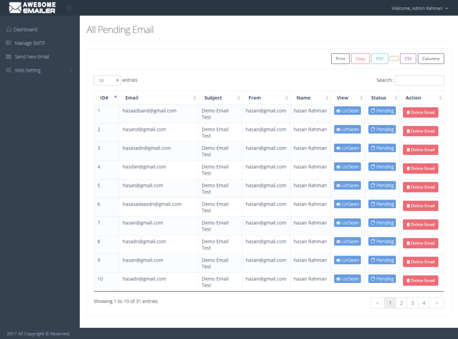 SMTP Support IP Rotating Email Sender