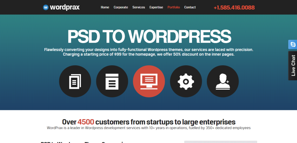 CONVERT PSD TO PIXEL PERFECT WORDPRESS FULL RESPONSIVE