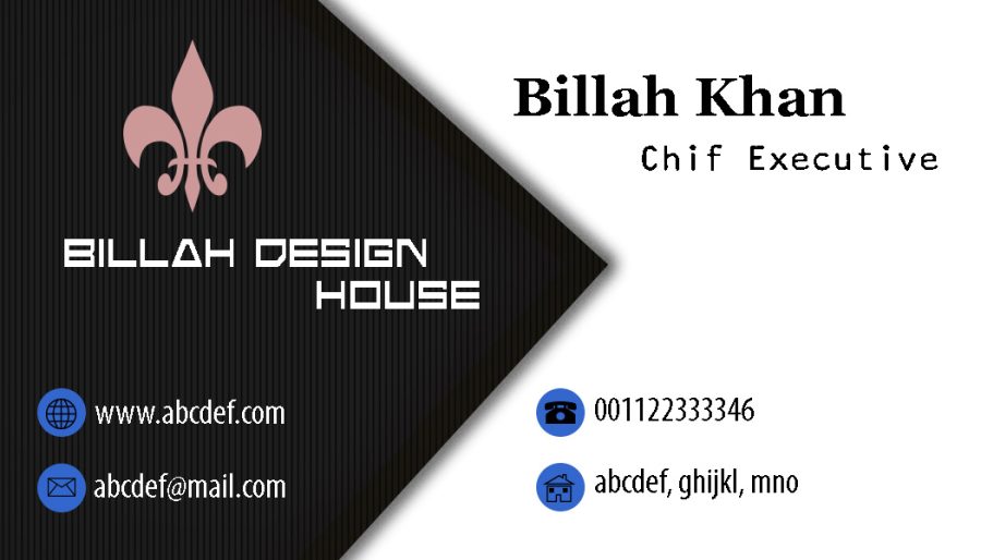 create a professional business card for your business.