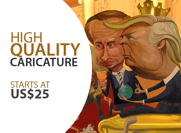 Caricature of people