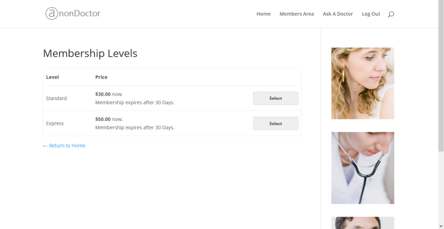 Professional Membership Paid Subscription Website