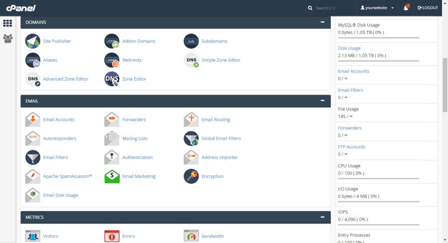 To Provide 1tb Professional cPanel USA Web Hosting + Support