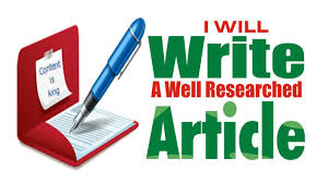 i  write a unique article