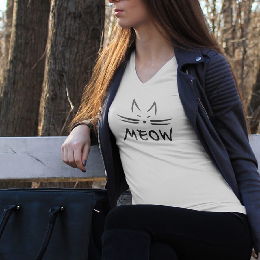 Design Female Typography T-Shirt 