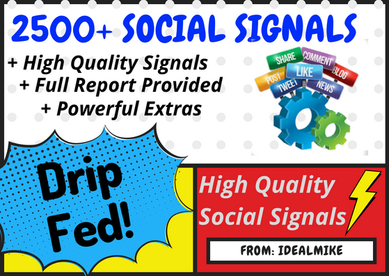 2500+ Super SEO Social Signals Bookmarks Backlinks Powerful Ranking Factors