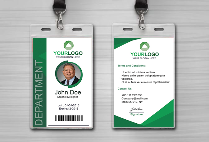 Professional Id Card Design Within 24 Hours