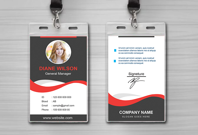 Professional Id Card Design Within 24 Hours
