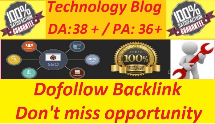  Write and guest post on Tech blog with dofollow link