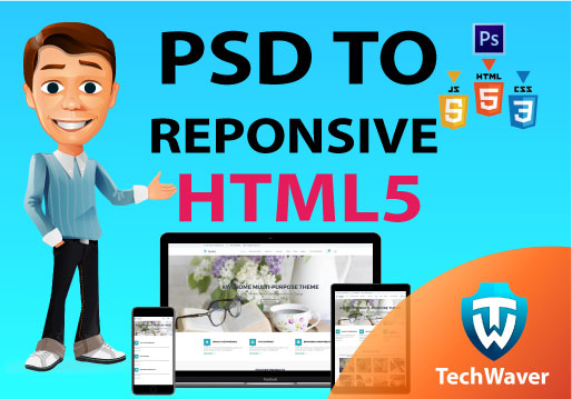 Convert your PSD To HTML With Bootstrap Responsive 