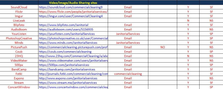 100% Guaranteed 300 Social Profile Backlinks/Link building