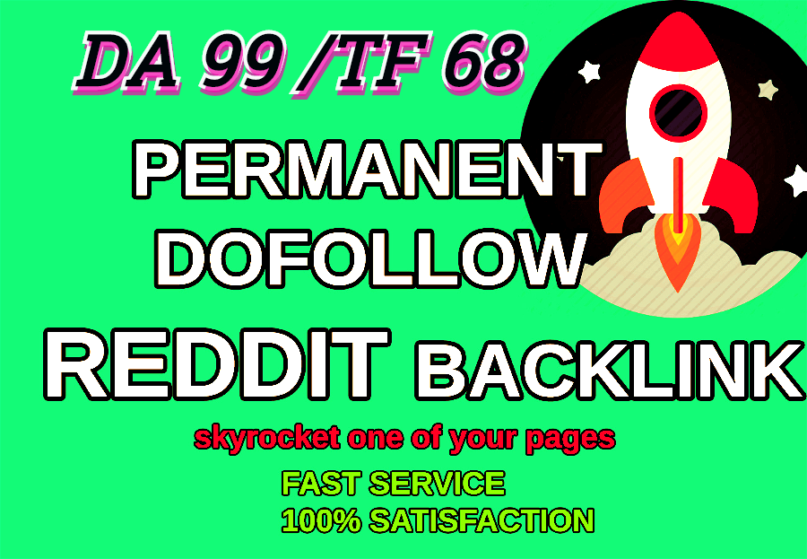 Powerful Niche Related 10 Sub-Reddit High Quality Backlinks For Your Sites.