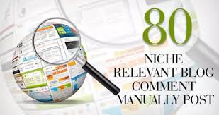  80 High Quality Niche Relevant Blog Commenting