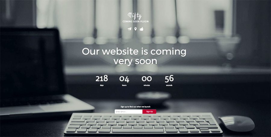  create wordpress coming soon landing page