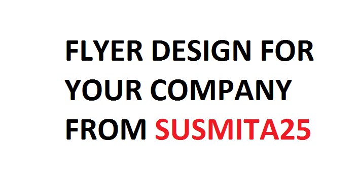 Awesome flyer design for you / your company within 24 hours