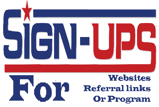 Add 20 real sign ups under any websites, affiliate  links or  referral program