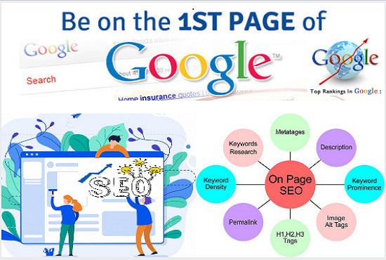 make your website highest rank by on page SEO