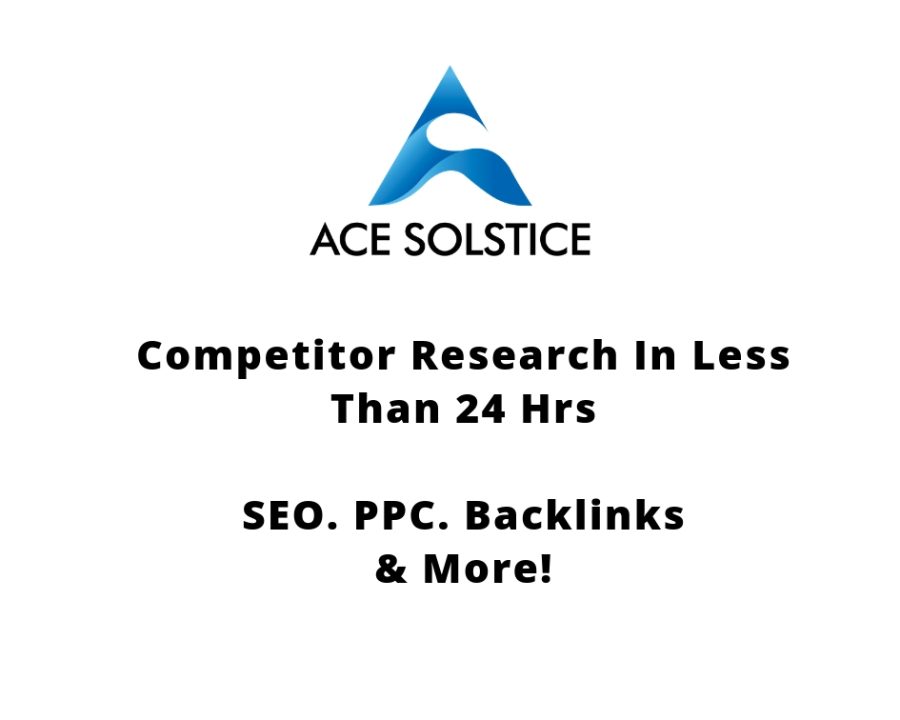 Make in depth competitor research in 24 hrs - SEO, PPC, Backlinks & More!
