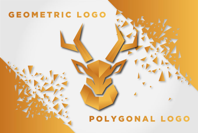 design modern, polygonal,origami, geometric logo