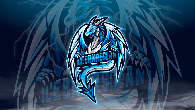 design logo gaming esport with mascot character