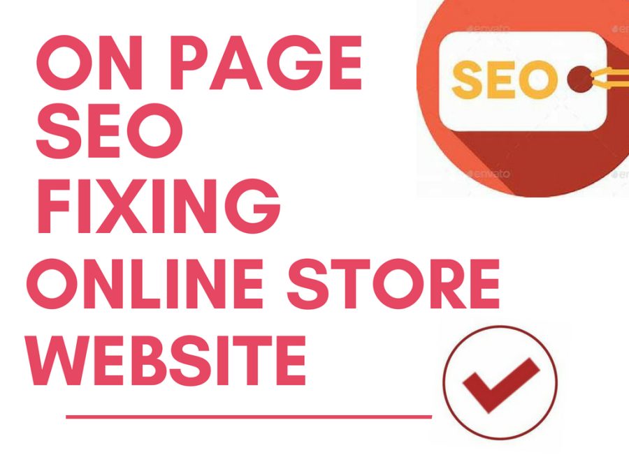 fix an on page seo issues for online store and website 