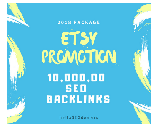 do 1 million SEO backlinks for your etsy store promotion 