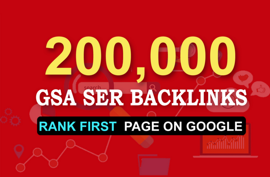 create 200k highly verified backlinks your website using gsa 