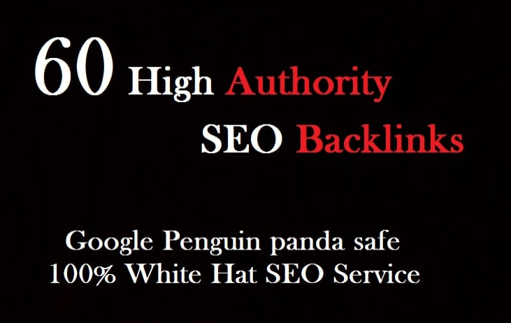 create 60 high quality SEO backlinks link building 