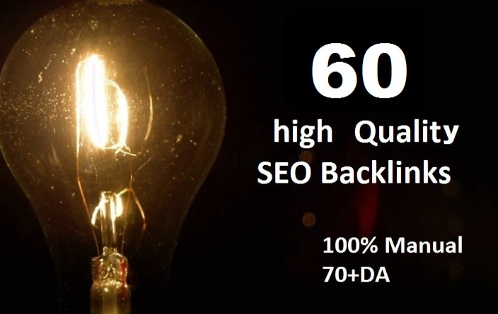 create 60 high quality,seo backlinks, link building,