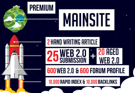 Do web 20 submission rocket backlinks for seo ranking 