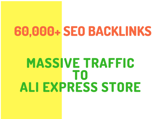 Build 20,000 SEO backlinks for aliexpress store 