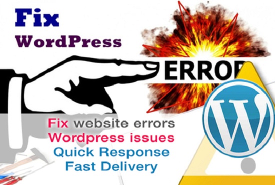 We will Fix Any Wordpress Error