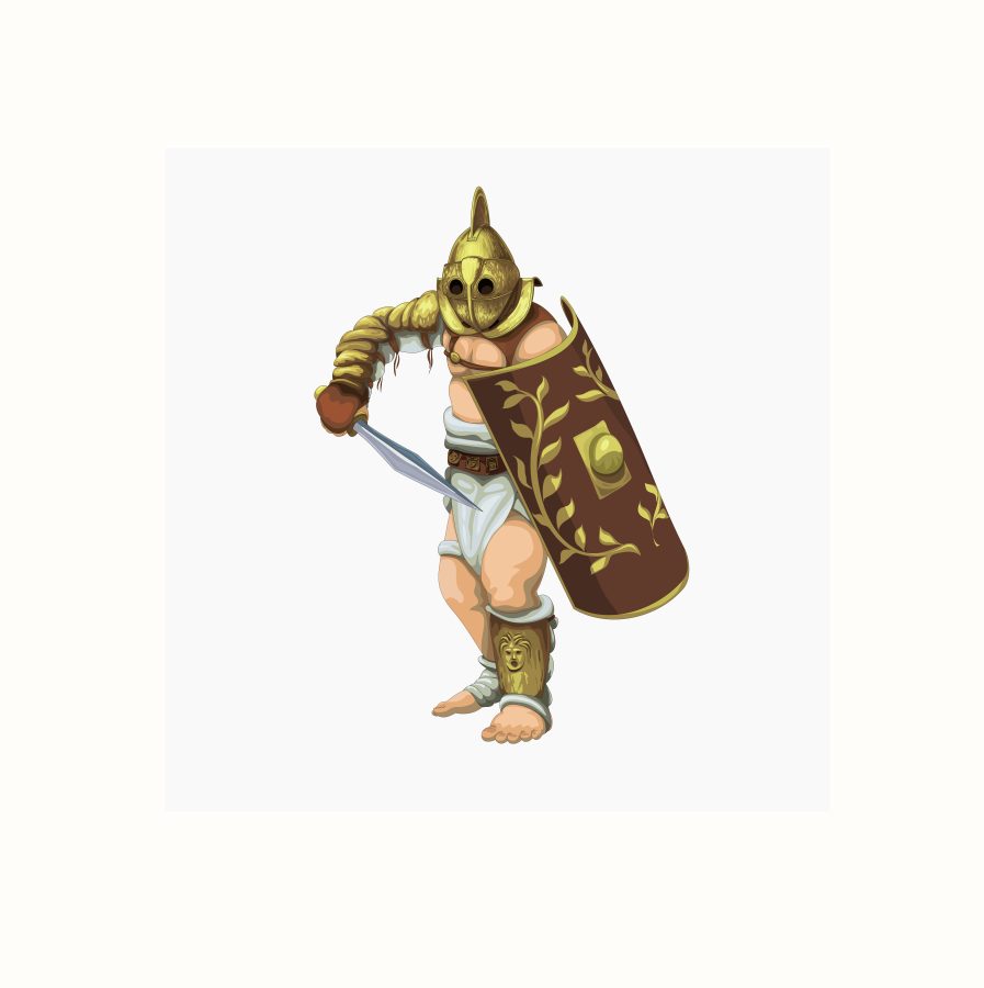 Draw a historical character in vector