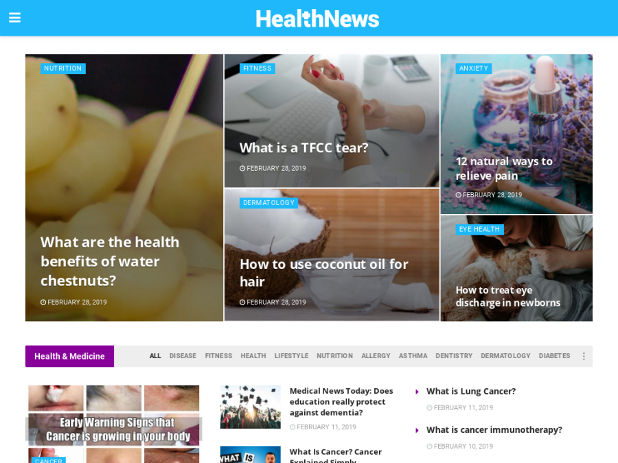 Automated Health News | Autopilot Website