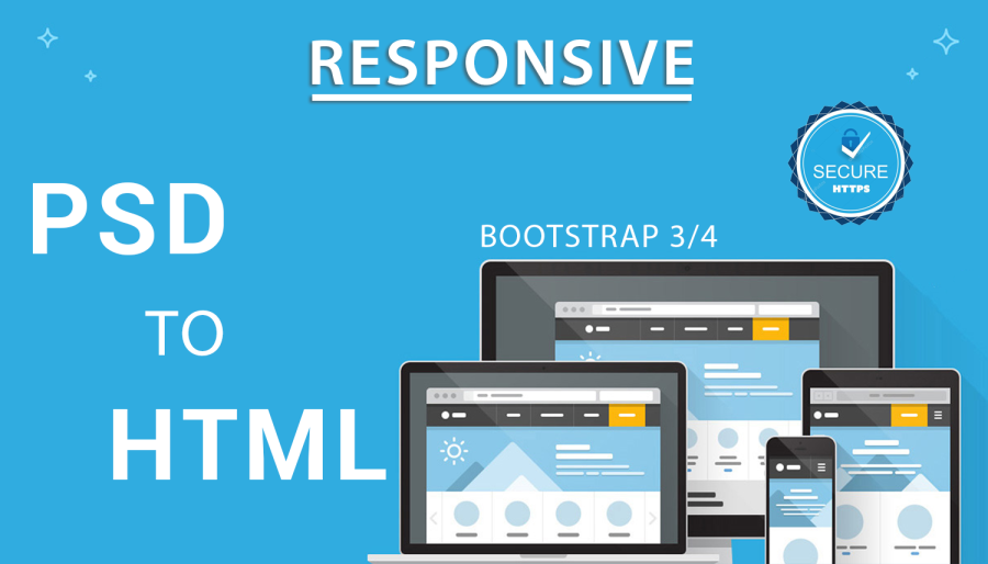 Convert Psd To Responsive Html with Bootstrap
