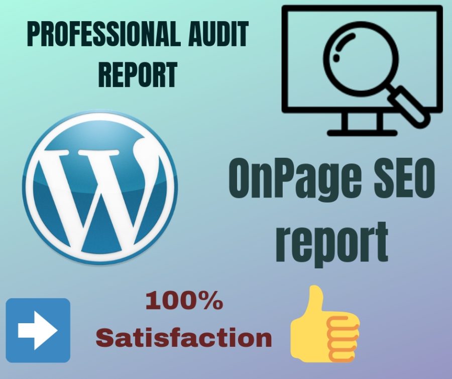 Provide expert SEO website audit  report to uncover SEO problems on your website 