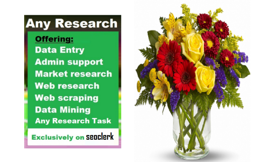 Data Research Like Contact, Email, Phone, Website Etc