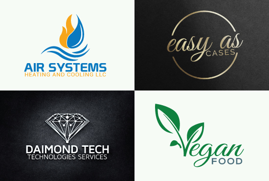 Design Best Unique Flat Minimalist Logo Design