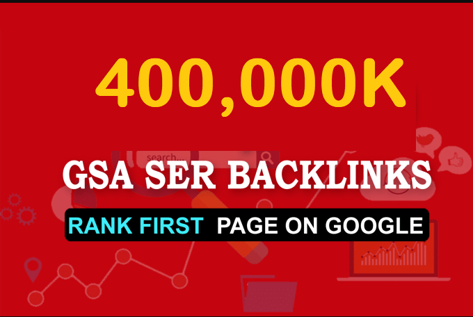 400k High Quality GSA Ser Backlink For Your Site Ranking 1st Position