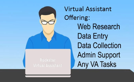 Be Your Virtual Assistant For Data Entry Job, Instant Delivery