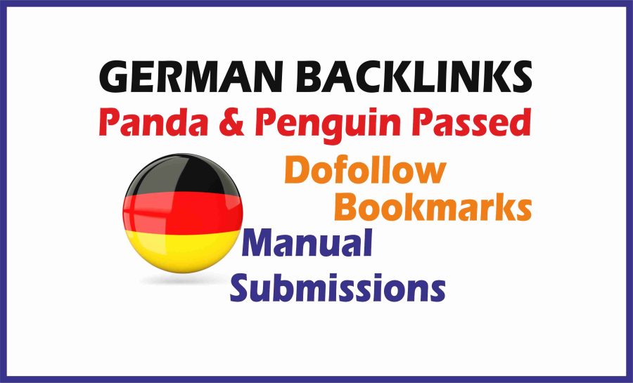 Provide 30 high quality and safe Germany backlinks 