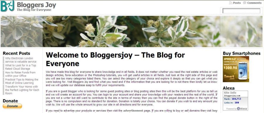 I can write an article or webpage